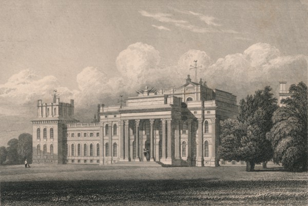 Blenheim, South East View, Oxfordshire', 1831.