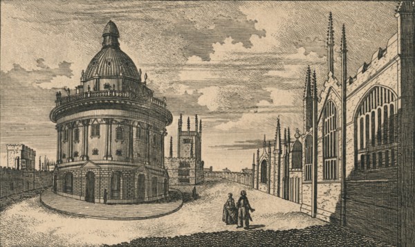 St. Mary's Church & Radcliffe Library at Oxford', c18th century.