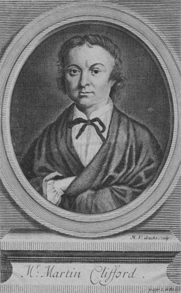 Mr. Martin Clifford', 1710.