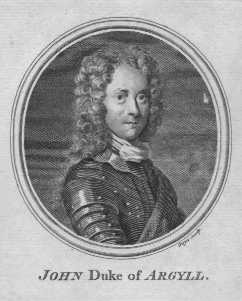 John Duke of Argyll'.