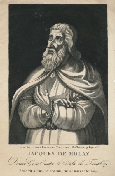 Jacques De Molay, Dernier Grand-maître de l'Ordre des Templiers', (late 18th-early 19th century). s