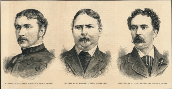 Officers Killed in the Zulu War', 1879.
