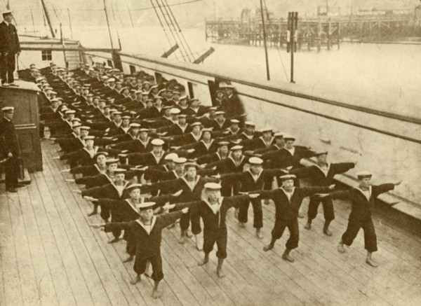 Physical Drill on the "Arethusa".', c1930.