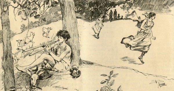 The Race of the Spartan Girls', 1881.