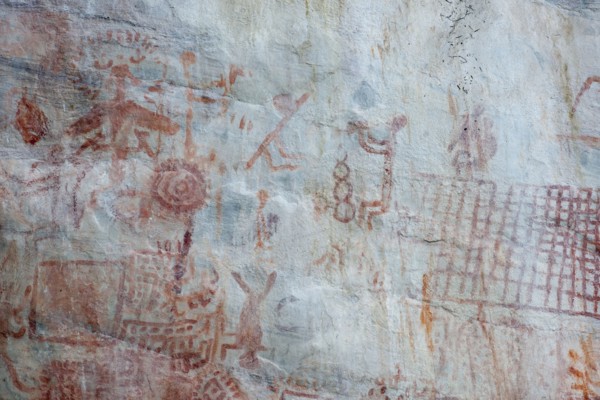 Pictography, Faical, San Ignacio, Cajamarca, Peru, 2015.