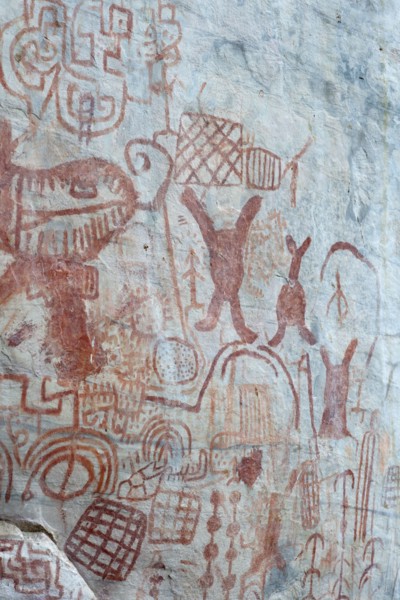Pictography, Faical, San Ignacio, Cajamarca, Peru, 2015.