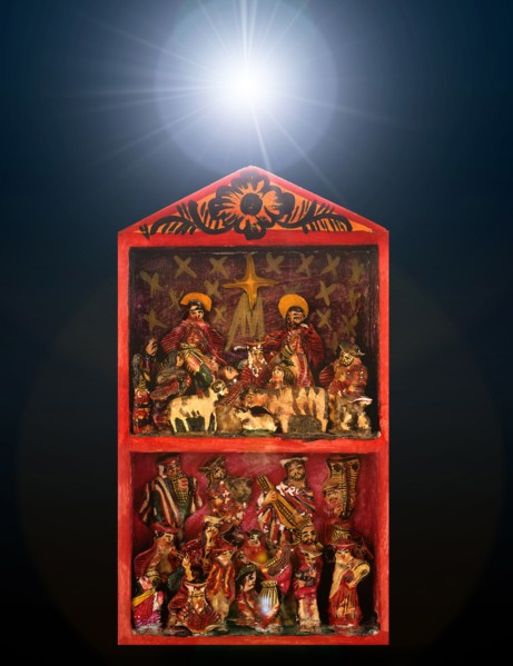 Nativity, Retablo, Ayacucho, Peru, 2015.