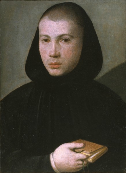 Portrait of a young Benedictine monk, First Half of 16th cen..