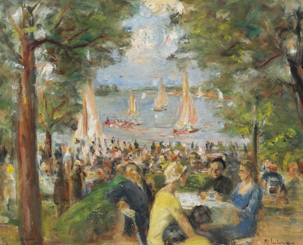 Garden restaurant at the Havel, 1934.