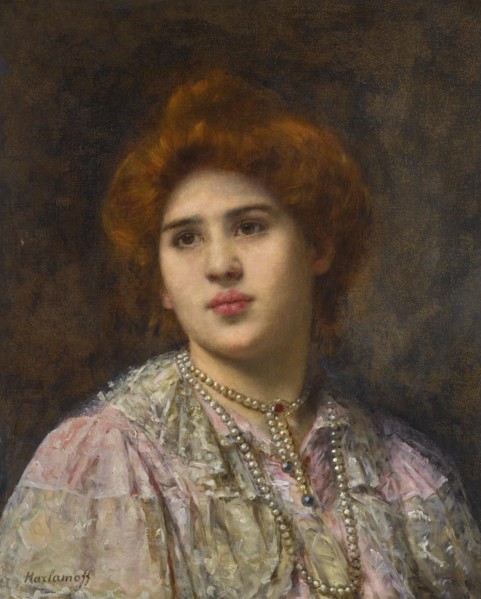 Portrait of the opera singer Félia Litvinne (1860-1936).
