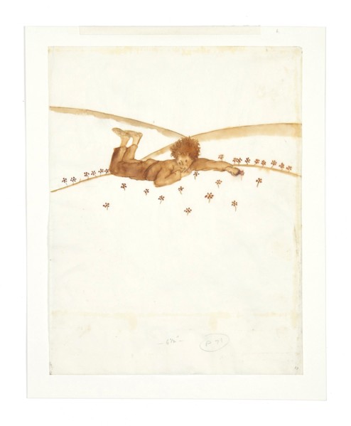 Illustration for novella The Little Prince (Le Petit Prince), 1942.