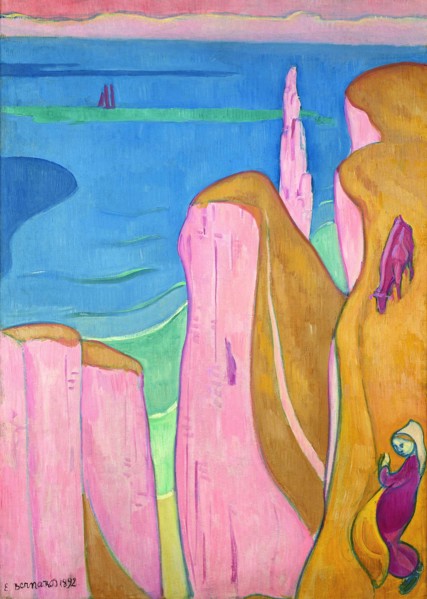 Les Falaises d'Yport , 1892.