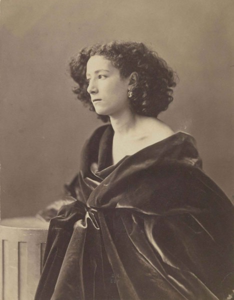 Portrait of Sarah Bernhardt (1844-1923), 1864.