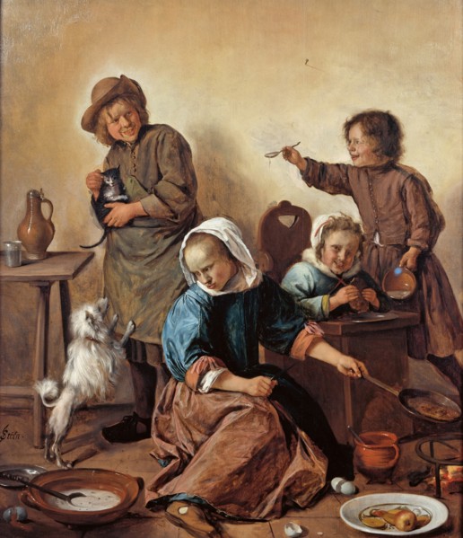 The Children's Meal, ca 1665.