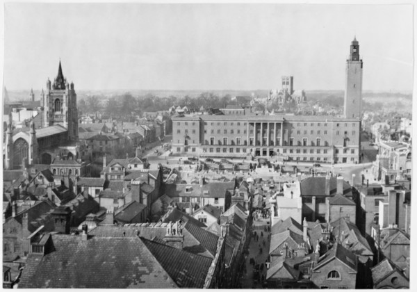 Market Place, Norwich, Norfolk, 1941-1950