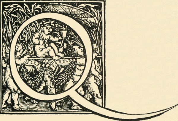 Q - An Alphabet by Hans Weiditz', c1520-1521, (1908).