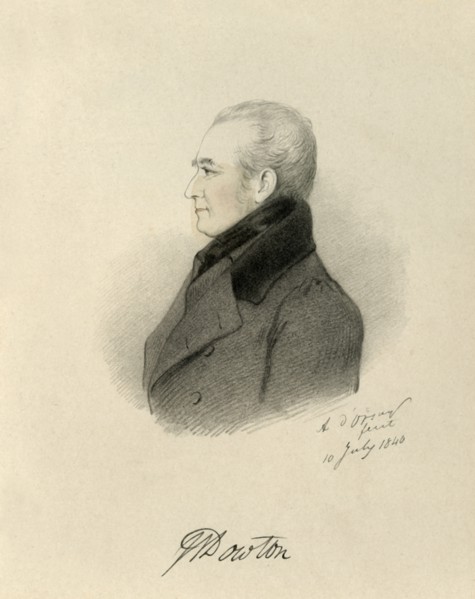 W Dowton', 1840.