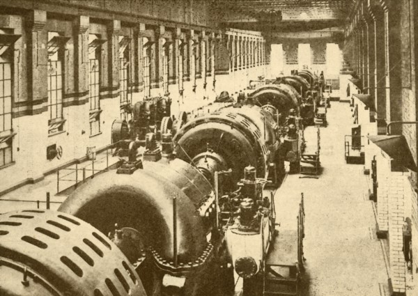 Turbo-Generators at Neasden Power House, Metropolitan Railway', 1930.