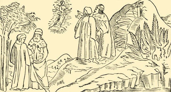Dante in Purgatory Sees The Vision of Beatrice', c1930.