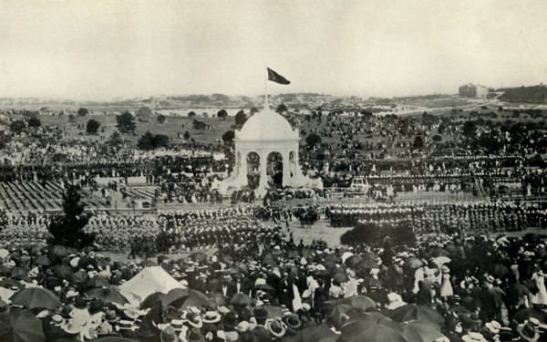 The Proclamation of the Commonwealth of Australia at Sydney on January 1st, 1901', c1930.