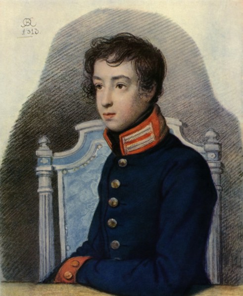 Portrait of Alexandr Pavlovich Bakunin', 1813, (1965).