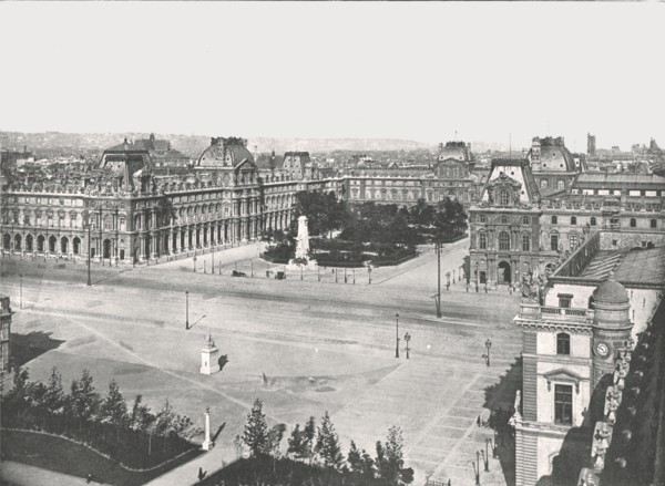 The Louvre, Paris, France, 1895.