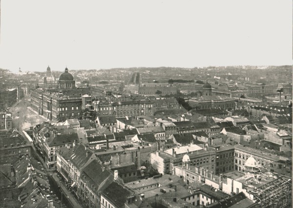 Panorama of the city of Berlin, Germany, 1895.