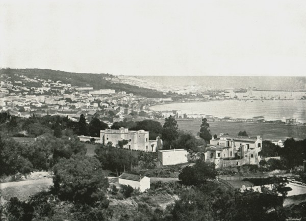 View from the Mustafa', Algiers, Algeria, 1895.