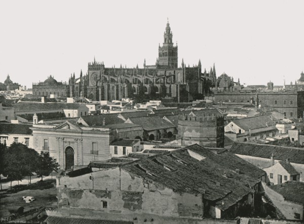 The Cathedral, Seville, Spain, 1895.