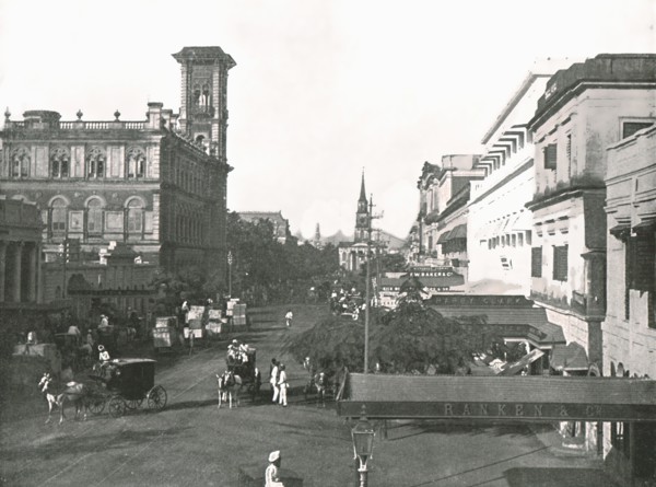 Court House Street, Calcutta, India, 1895.