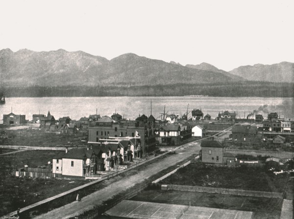 The harbour, Vancouver, Canada, 1895.