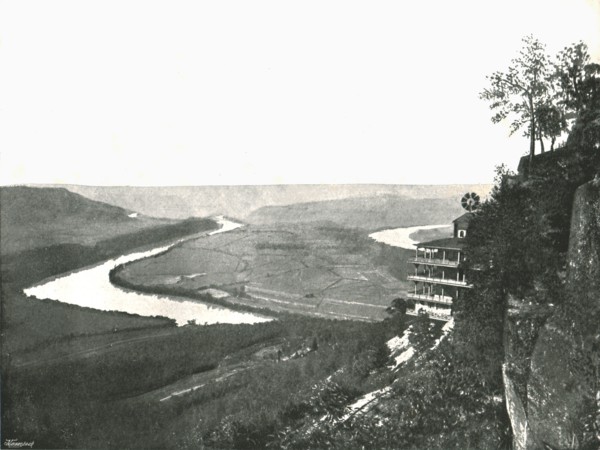 Lookout Mountain and battlefield, Chattanooga, USA, 1895.