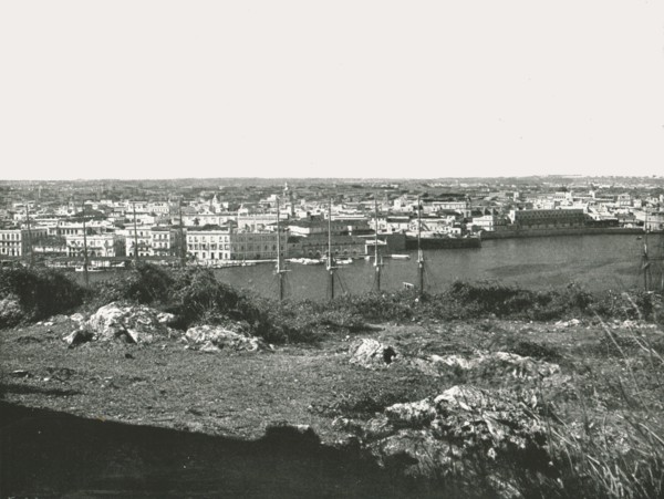 View across the Bay, Havana, Cuba, 1895.