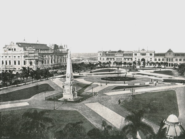 Plaza de la Victoria, Buenos Aires, Argentina, 1895.