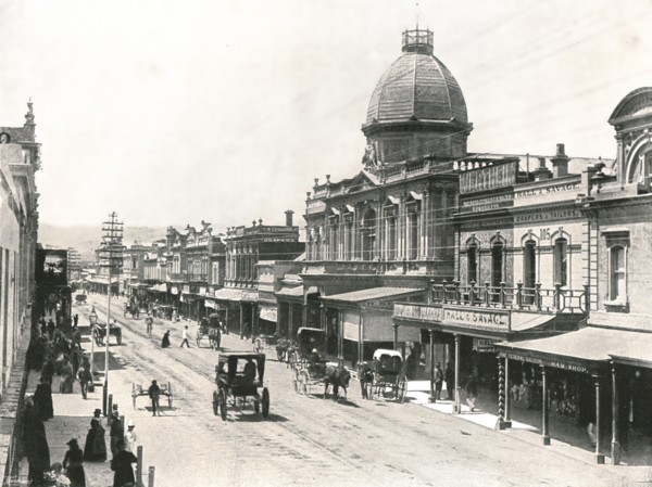 Rundle Street, Adelaide, Australia, 1895.