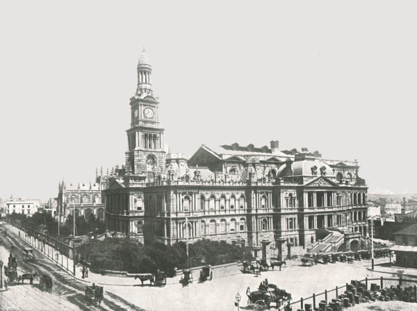 The New Town Hall', Sydney, Australia, 1895.