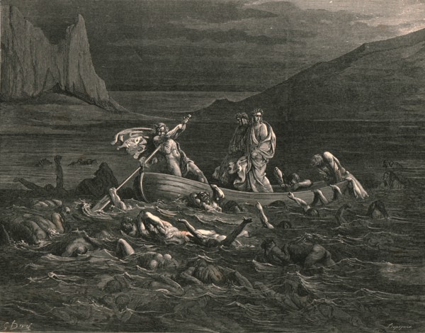 Soon as both embark'd, cutting the waves', c1890.