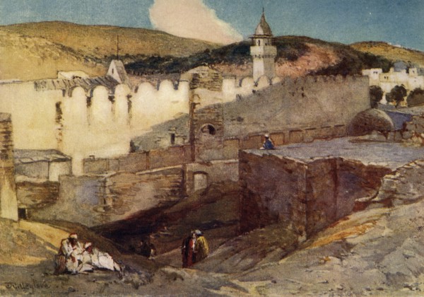 The Mosque at Hebron Over the Cave of Machpelah', 1902.