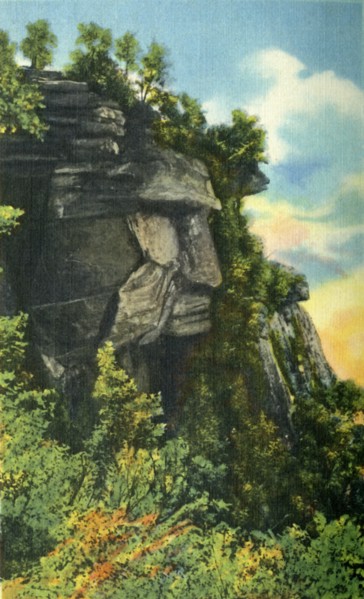 Caesar's Head, Altitude 3,227 Feet, Highest Point in South Carolina', 1942.