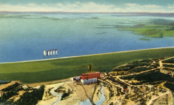 Air View of Saluda Dam showing Lake Murray, S.C.', 1942.