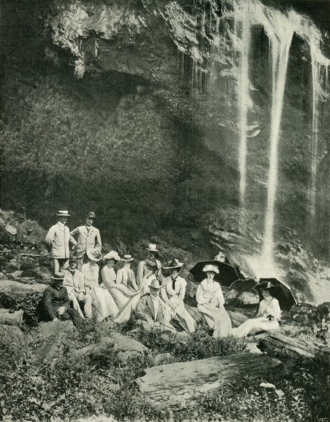 A Picnic Party at Maracas Falls, Trinidad, with Sir A. Moloney and Party', 1902.
