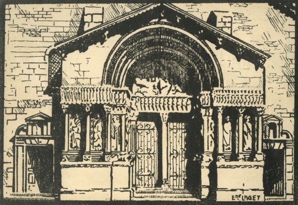 St-Trophime - Le Portail - The Portal of the Church of St-Trophime', c1920s.