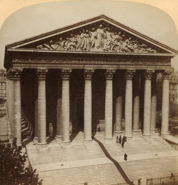 The Church of the Madeline, Paris, France', 1900.
