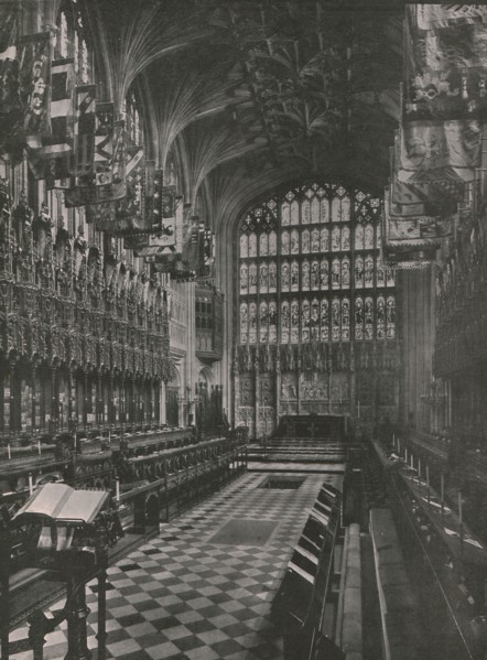 St George's Chapel, Windsor, 1910.