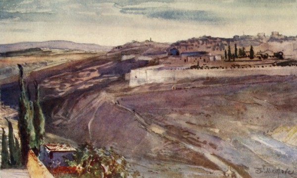 Jerusalem from the Traditional Spot on the Mount of Olives Where Christ Wept Over The City', 1902.