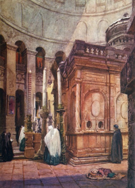 The Rotunda and Chapel of the Holy Sepulchre', 1902.