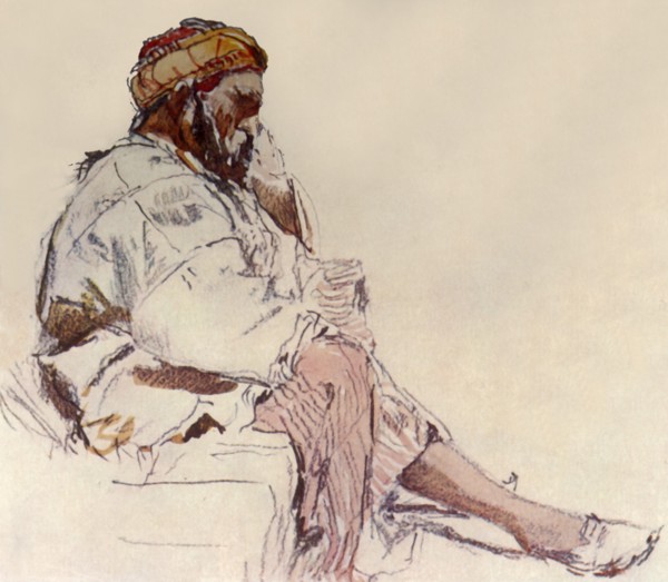 'Syrian Peasant Seated