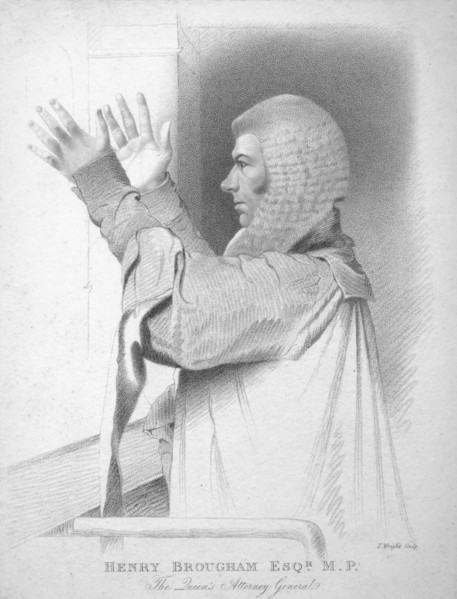 Henry Brougham Esq., M.P., The Queen's Attorney General', c1820.
