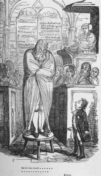 So let him stand...', c1820.