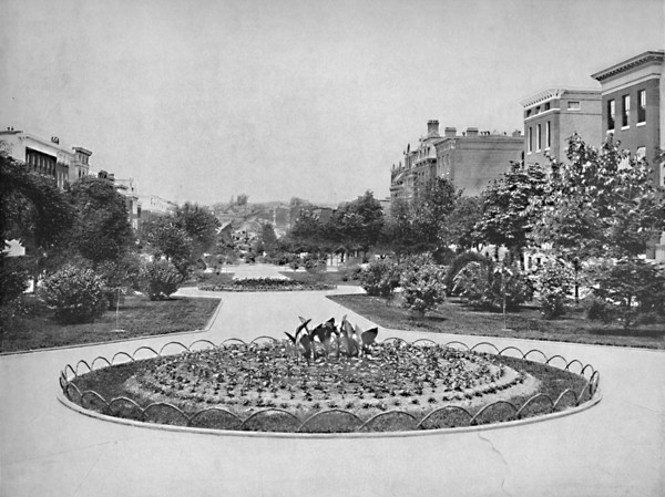 Eutaw Place (looking north), Baltimore, Md.', c1897.